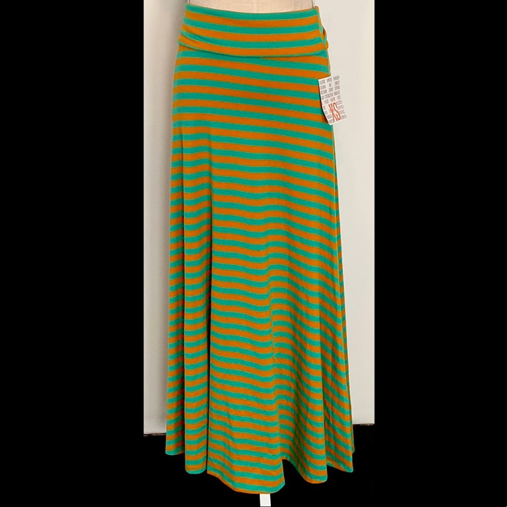 Lularoe Teal Green Maxi Skirt - NWT